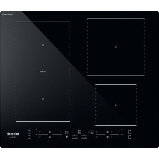 HOTPOINT HB 4860C CPNE Piano cottura a induzione 4 zone 59 cm Nero