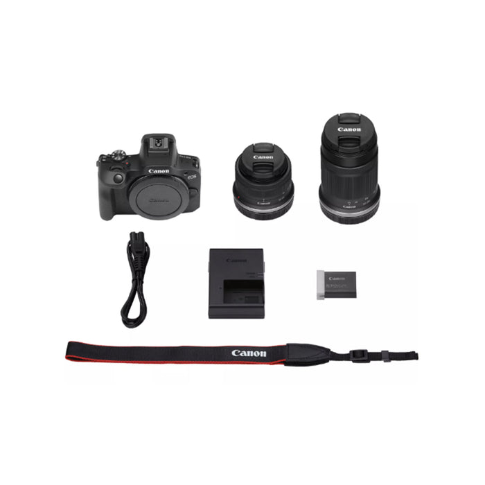 Canon EOS R100 + RF-S 18-45mm IS STM + RF-S 55-210mm IS STM - Garanzia Canon Italia - immagine 2