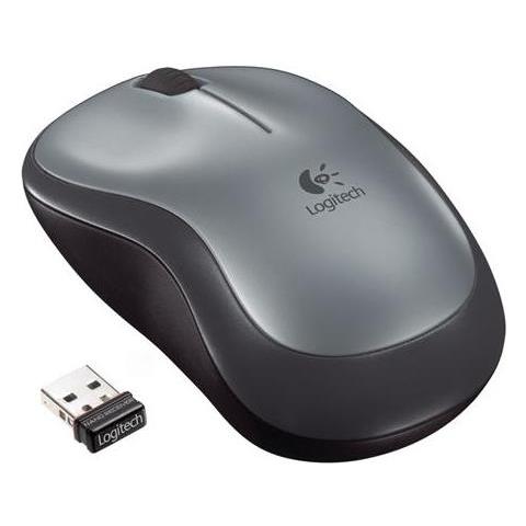LOGITECH Mouse Wireless M185 Colore Nero / Grigio