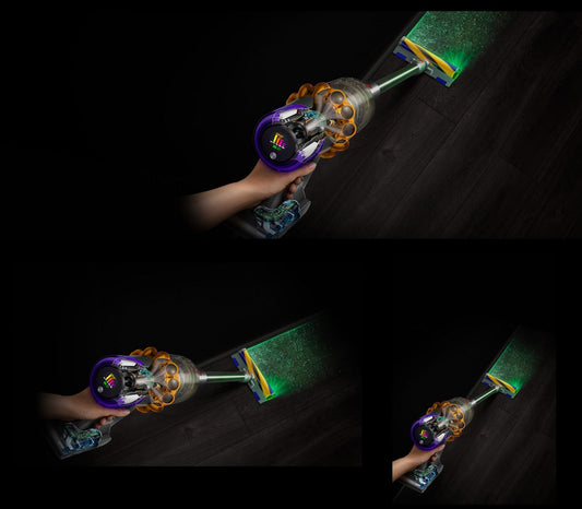 DYSON V15 Detect Absolute scopa elettrica senza filo, Senza sacco, 660 W