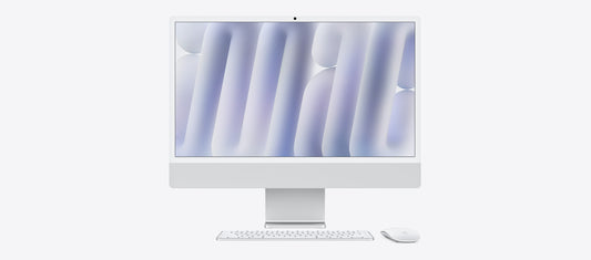 APPLE iMac 24'' CTO con display Retina 4,5K, Chip M4, 8 CPU 8 GPU, 16GB, 256GB Argento con Gigabit Ethernet - immagine prodotto Argento