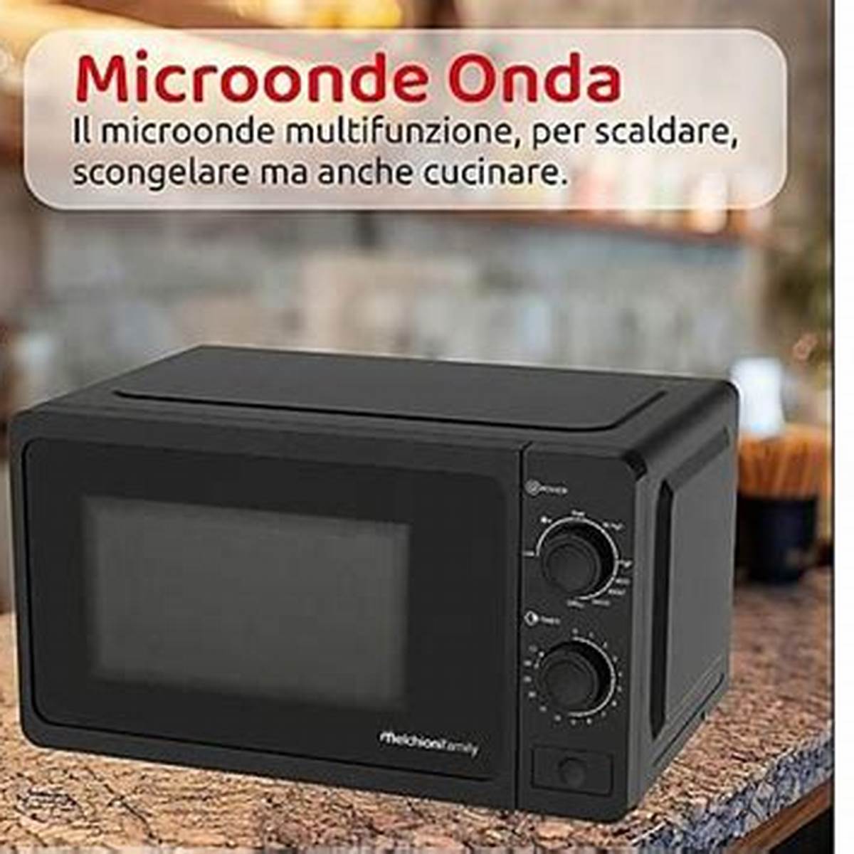 MELCHIONI FAMILY Onda Black Microonde 20 L 800 W