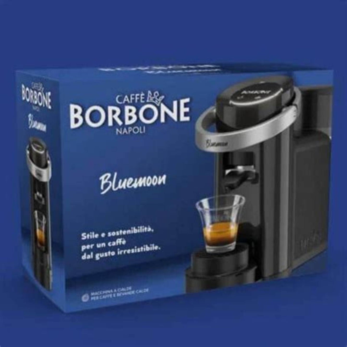 CAFFÈ BORBONE Blue Moon Macchina da caffè a cialde Bianco